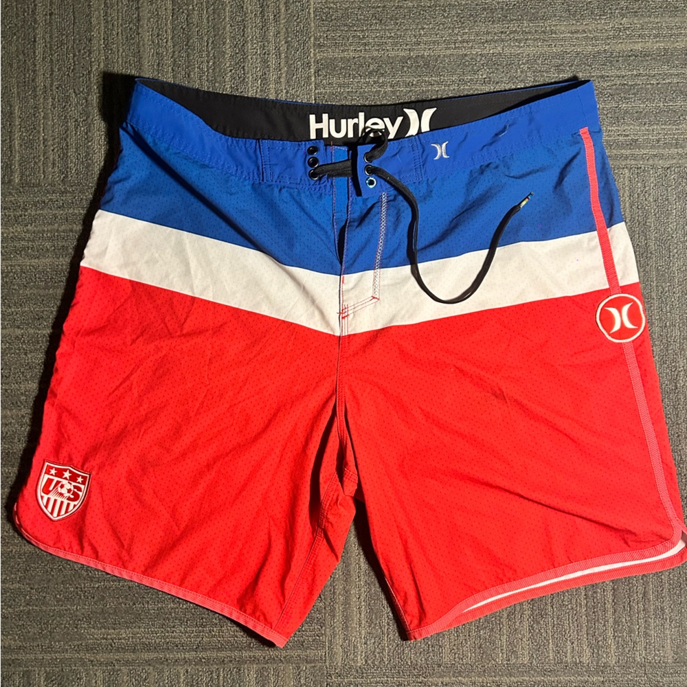 Hurley x TEAM USA phantom board shorts 36W